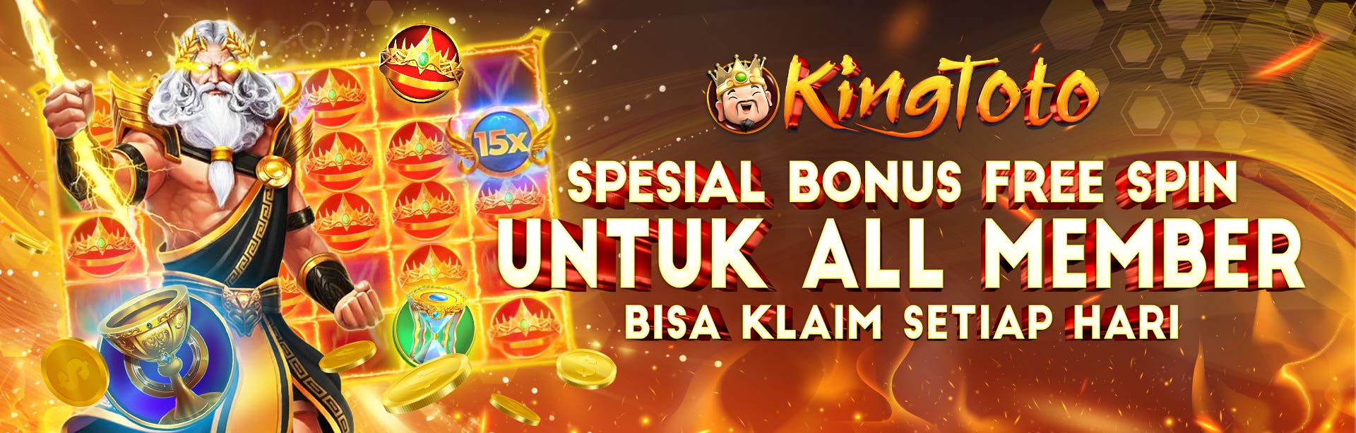 EVENT FREE SPIN KINGTOTO