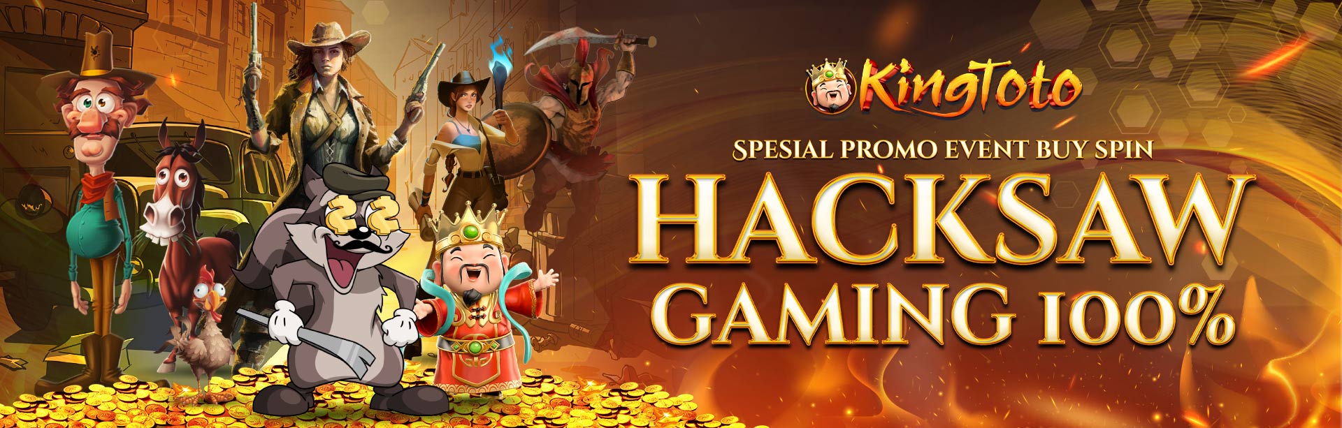 *EVENT BUYSPIN 100% HACKSAW GAMING